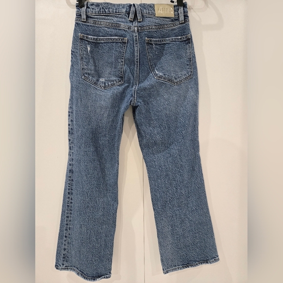 Pistola Jeans 27P Light Med Wash Button Fly Straight Leg Classic Preppy Capsule - Picture 4 of 11